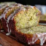 moist lemon poppy seed zucchini bread - featured image