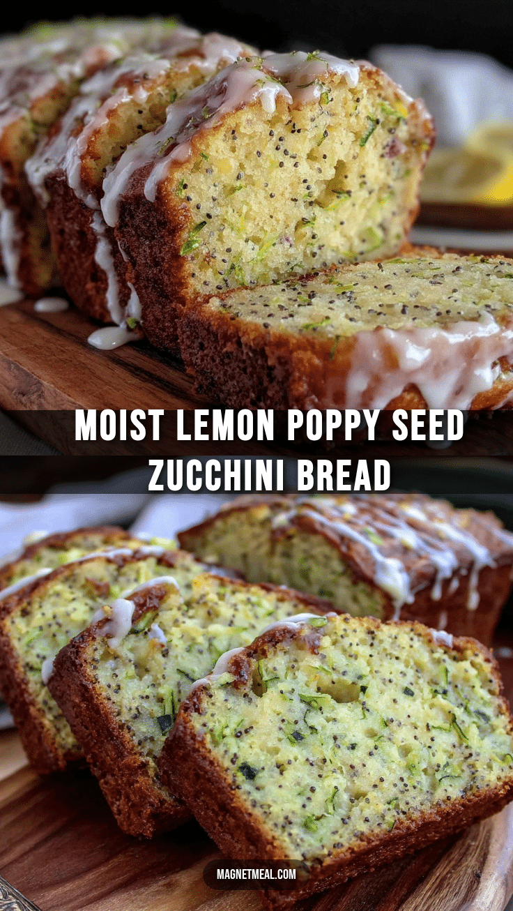 moist lemon poppy seed zucchini bread recipe