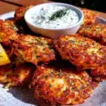 Parmesan zucchini fritters - featured image