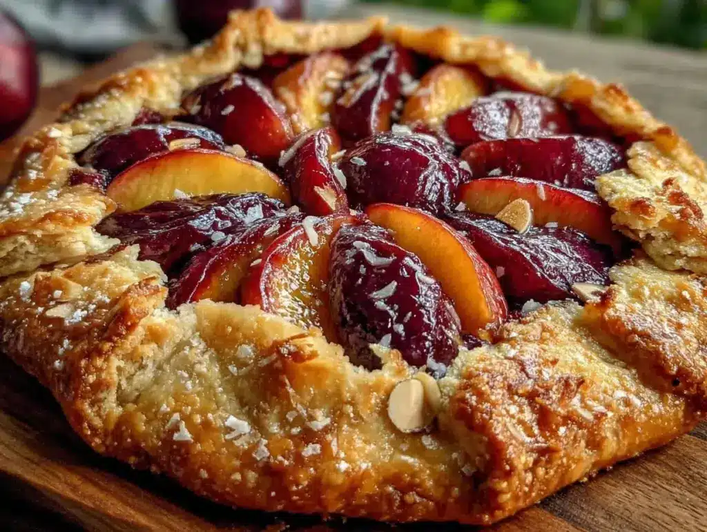 perfect stone fruit galette - featured image