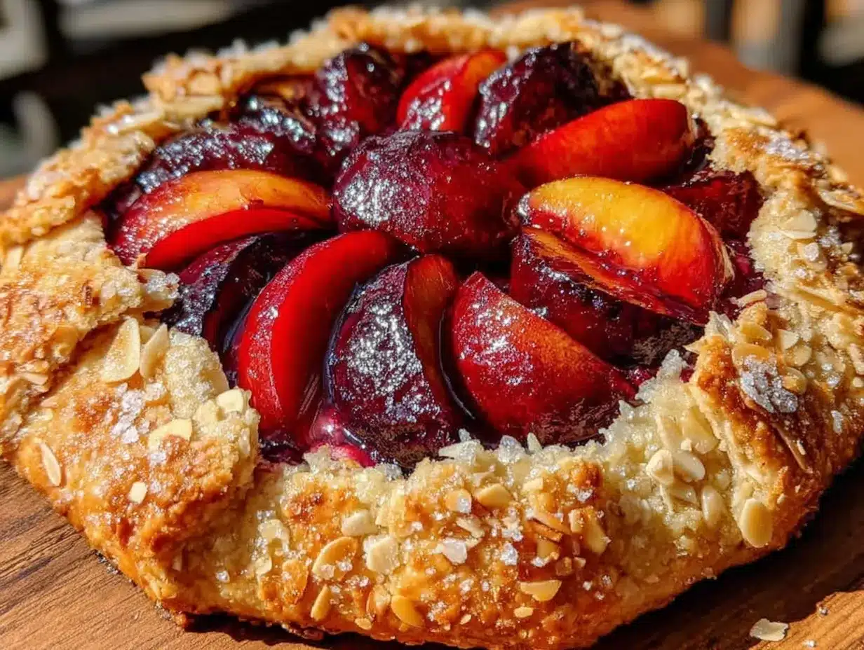 perfect stone fruit galette preparation steps