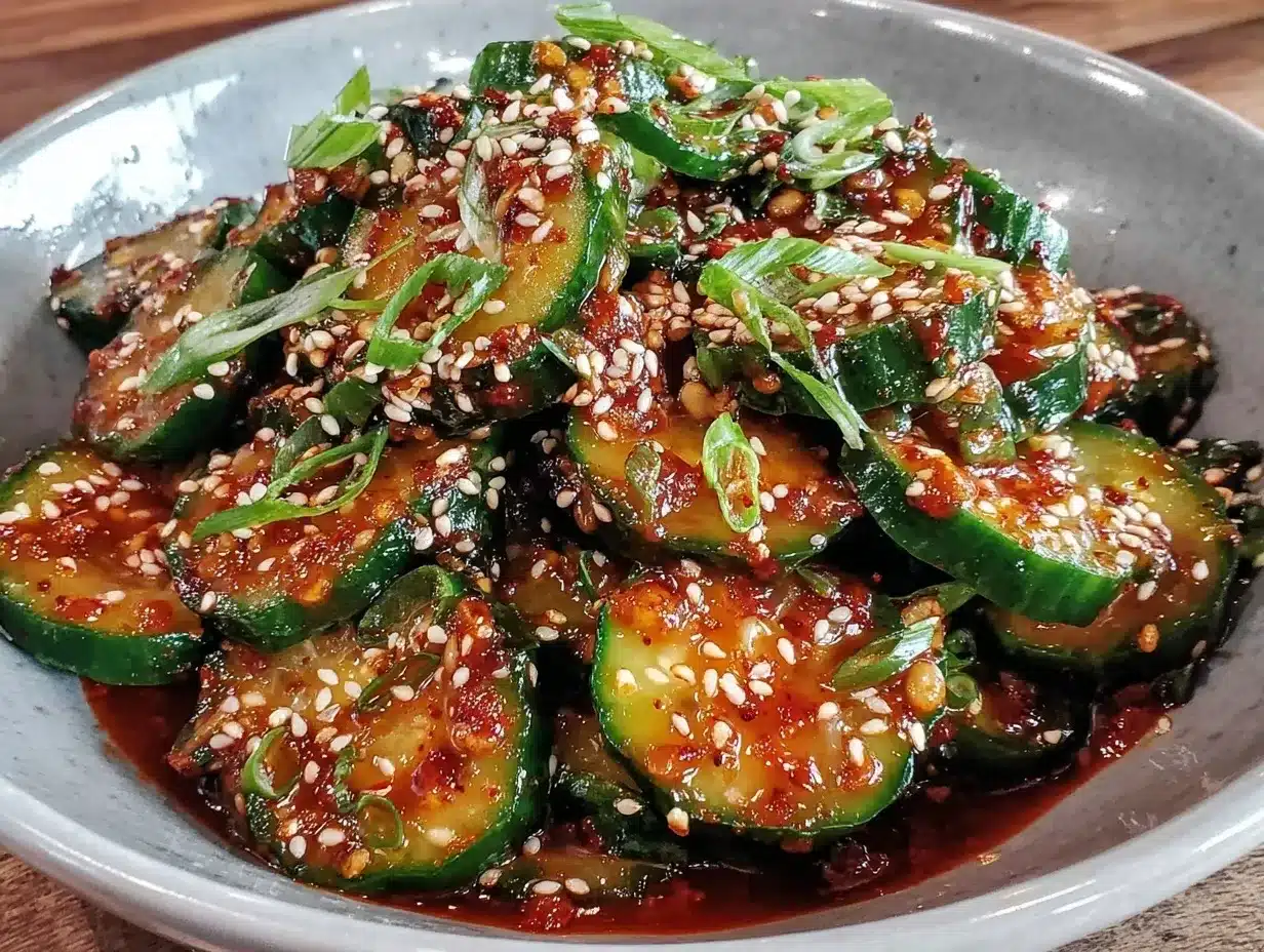 spicy korean cucumber salad preparation steps
